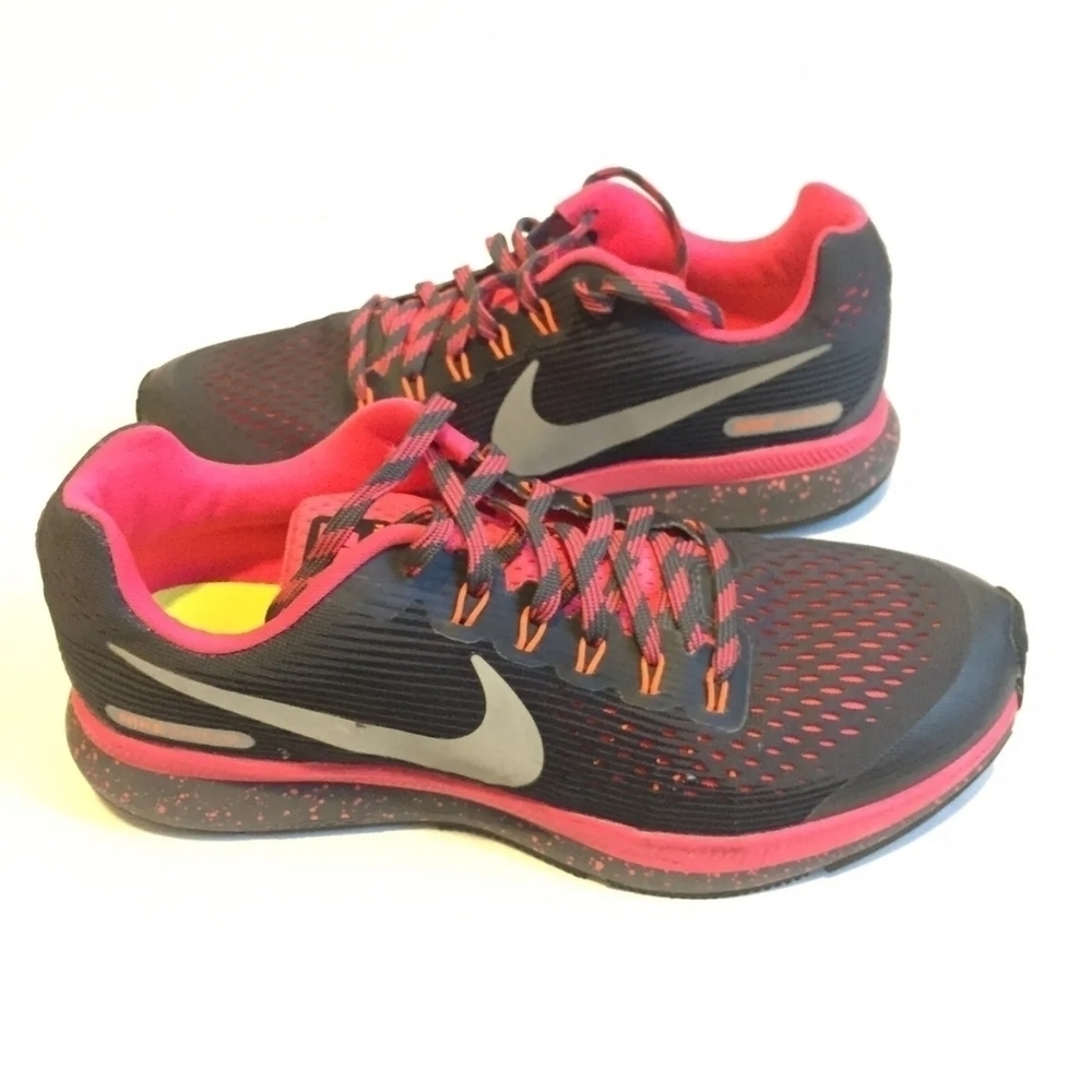 Nike Zoom Pegasus 34 Shield GS Running Athletic Shoes 922849 4.5Y